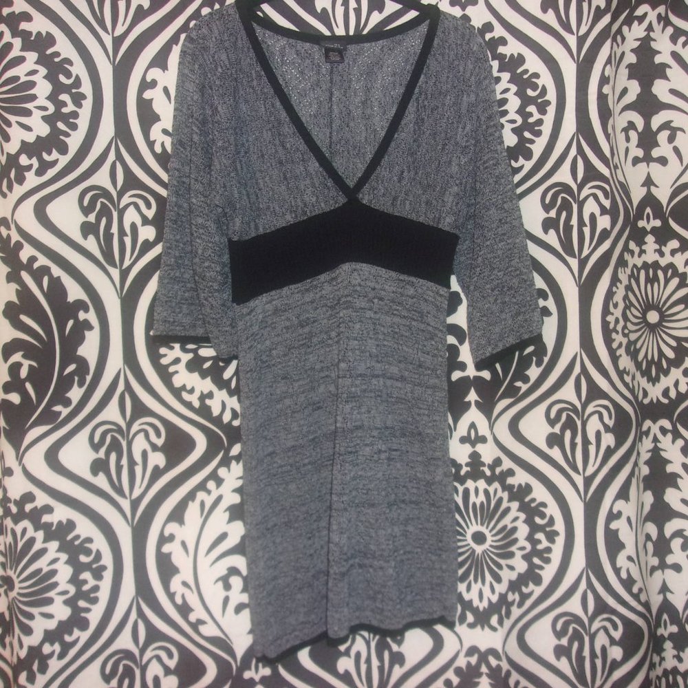 Heathered knit dress